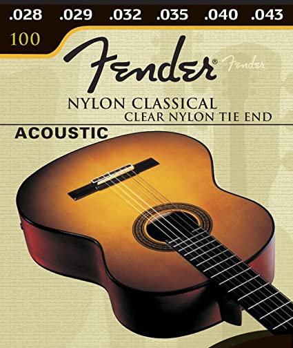 Cuerdas Guitarra Criolla Clasica 100 Fender Nylon ALEYMAR - Musicales