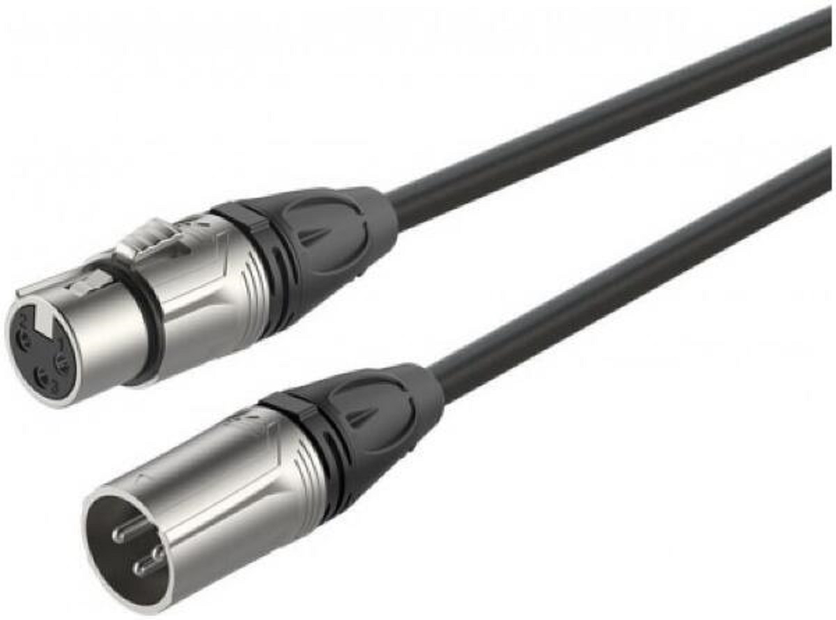 Cable CN124 Canon Hembra – Canon Macho STD (x Unidad) X 0,50 MTS Kwc Neon BASE