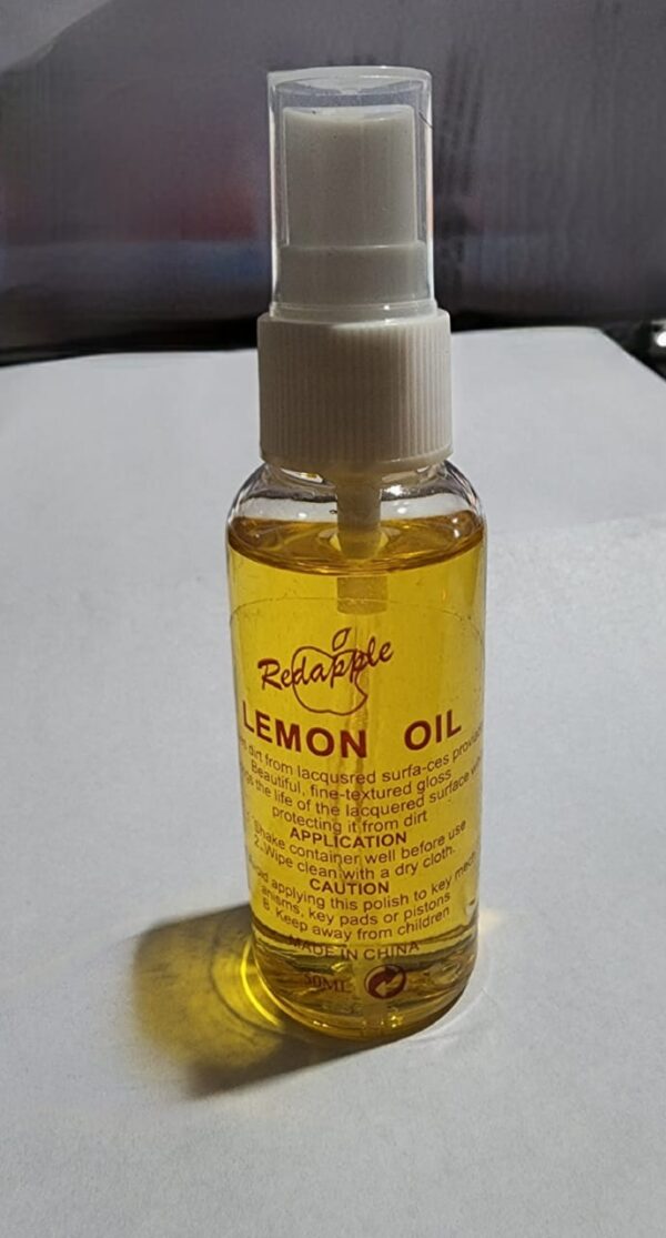 Aceite De Limon Limpieza De Diapason Guitarra Bajo Red Apple LA FUSA