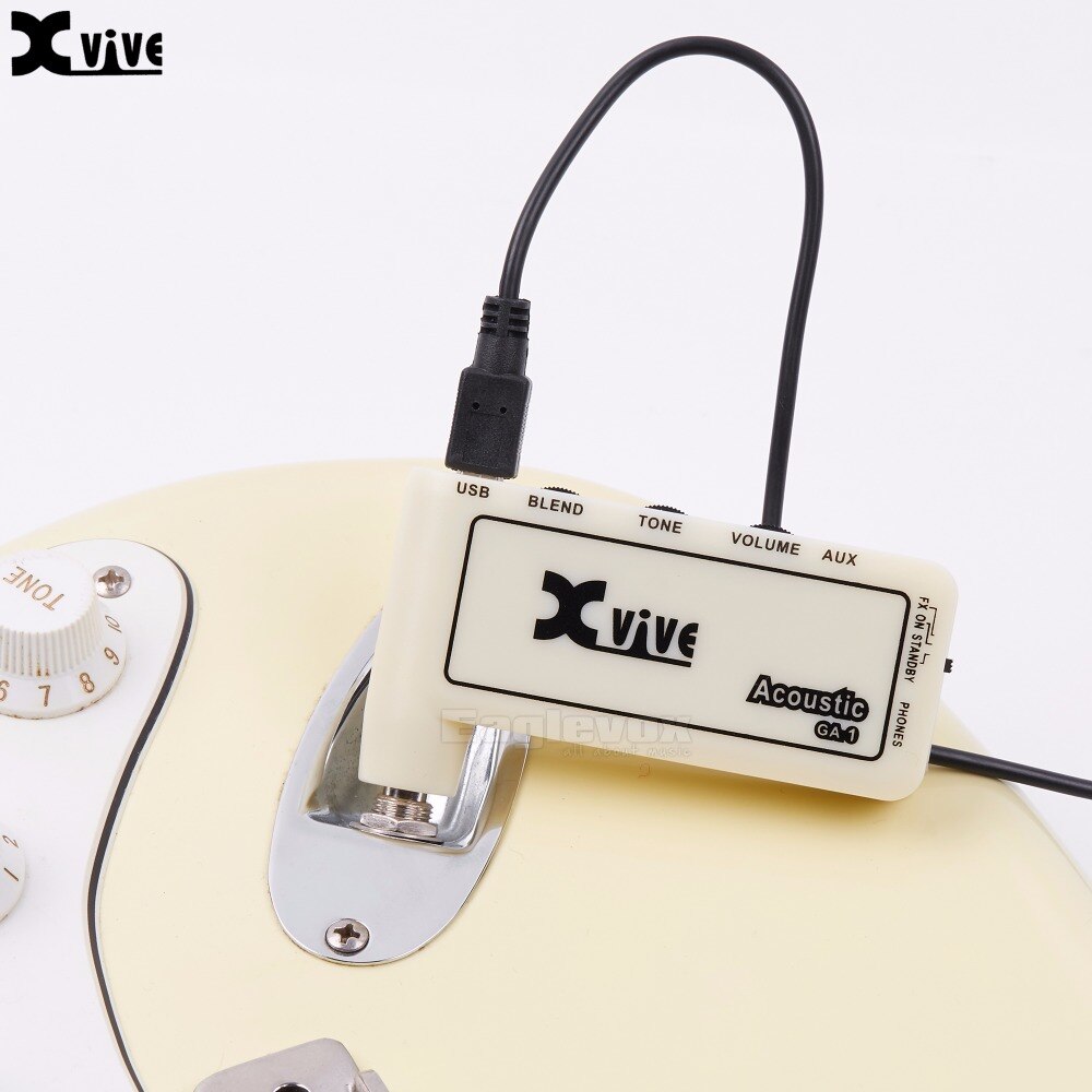 Amplificador De Auriculares GA10 Para Guitarra Acustica Xvive PARQUER - Imagen 2