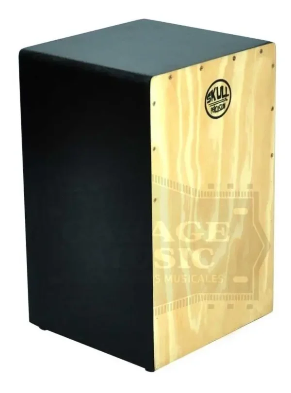 Cajon Peruano Flamenco Dual Percusión Skull ALEYMAR