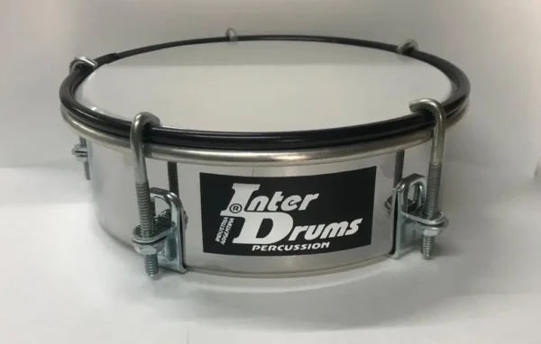 Caseta IDAIN6 6 Pulgadas De Acero Inoxidable 6 Tensores P/Murga Interdrums INTERMUSICA