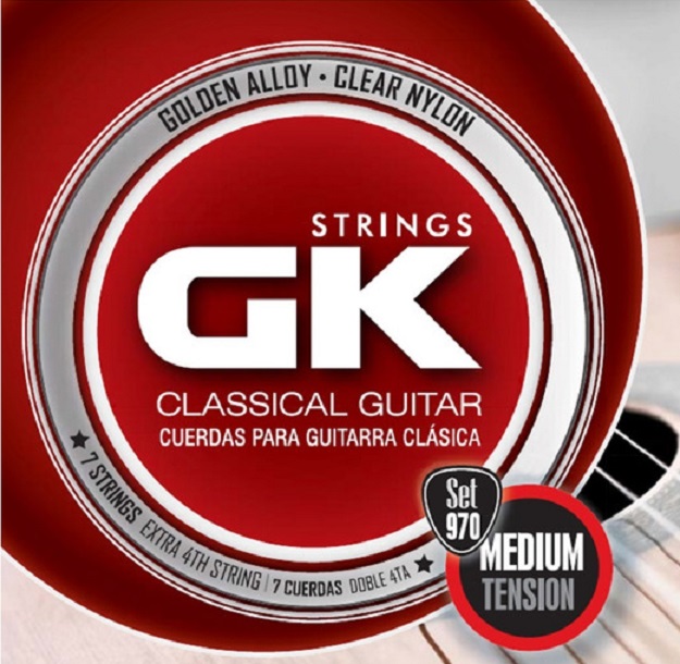 Cuerdas Clasicas Criolla 970 Doradas Con Doble 4ta. GK Medina Artigas BASE