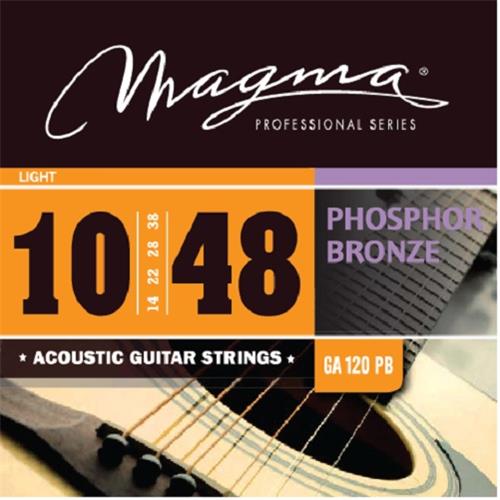 Cuerdas Acustica GA120PB Phosphor Bronce .010 MAGMA