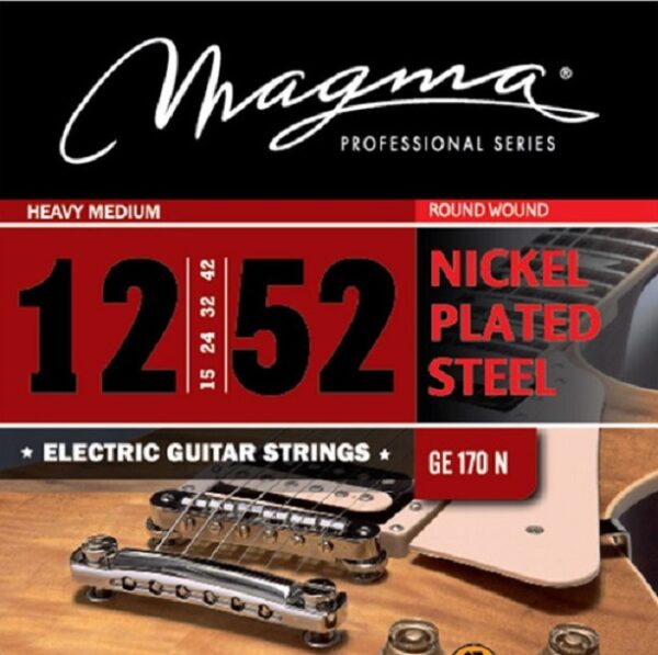Cuerdas Guitarra Eléctrica GE170N Nickel P/Steel .012 MAGMA
