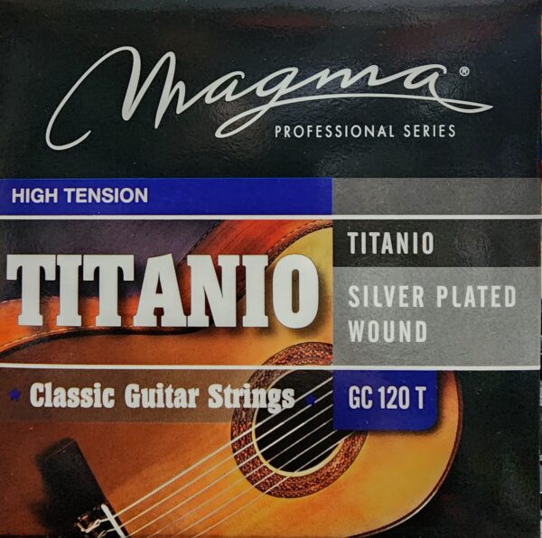 Cuerdas  GC120T Clasica Criolla Titanio Alta Tension MAGMA