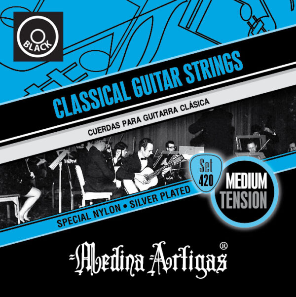 Cuerdas Clasica Criolla 420 Plateadas Medina Artigas BASE