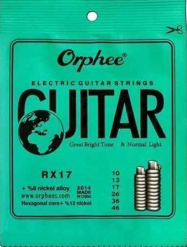 Cuerdas RX17 P/Guitarra Eléctrica .010-046 Orphee KAIRON