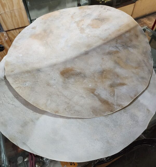 Parche De Cuero Grueso Vacuno Para Tambora-Conga 50cm MI RAZA
