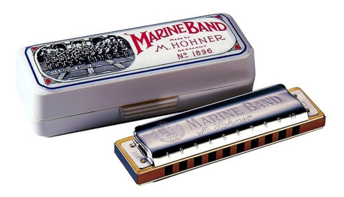 Armonica Marine Band Diatonica 20v Varios Tonos M1896 Hohner FAMA