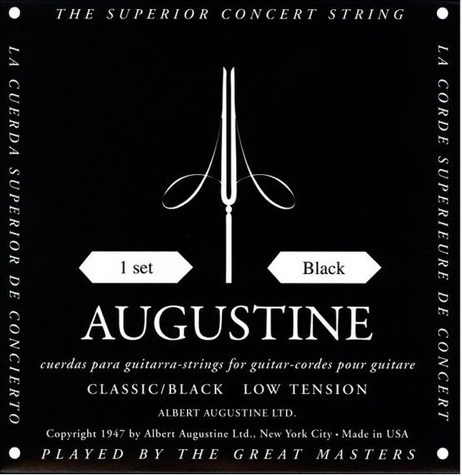 Cuerdas De Clásica Criolla Black Tension Baja Augustine USA BREYER