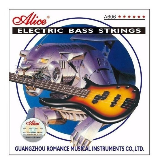 Cuerdas Para Bajo Electrico 5 Cuerdas A6065 Medium 045 Alice PARQUER