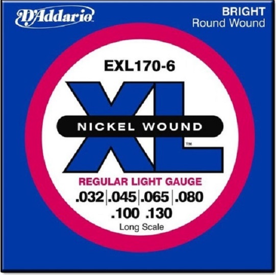 Cuerdas Para Bajo EXL1706 6 Cdas 032-130 DAddario ALEYMAR