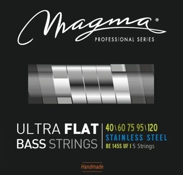 Cuerdas P/Bajo BE145SUF 5 Cuerdas Ultra Flat .040-120 MAGMA