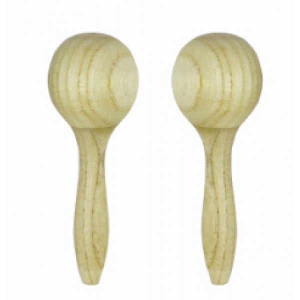 Maraca DP265 De Madera Entera Natural Denver (PAR) LA FUSA