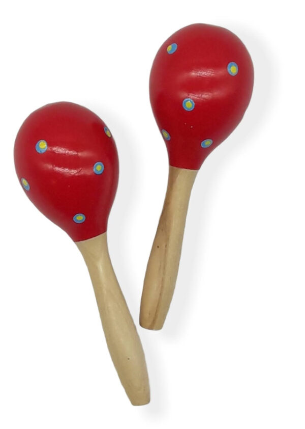 Maracas DP267 De Madera Con Lunares (PAR) Denver LA FUSA