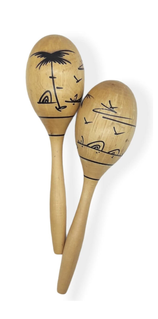 Maracas DP268 De Madera Palmera Par Denver LA FUSA