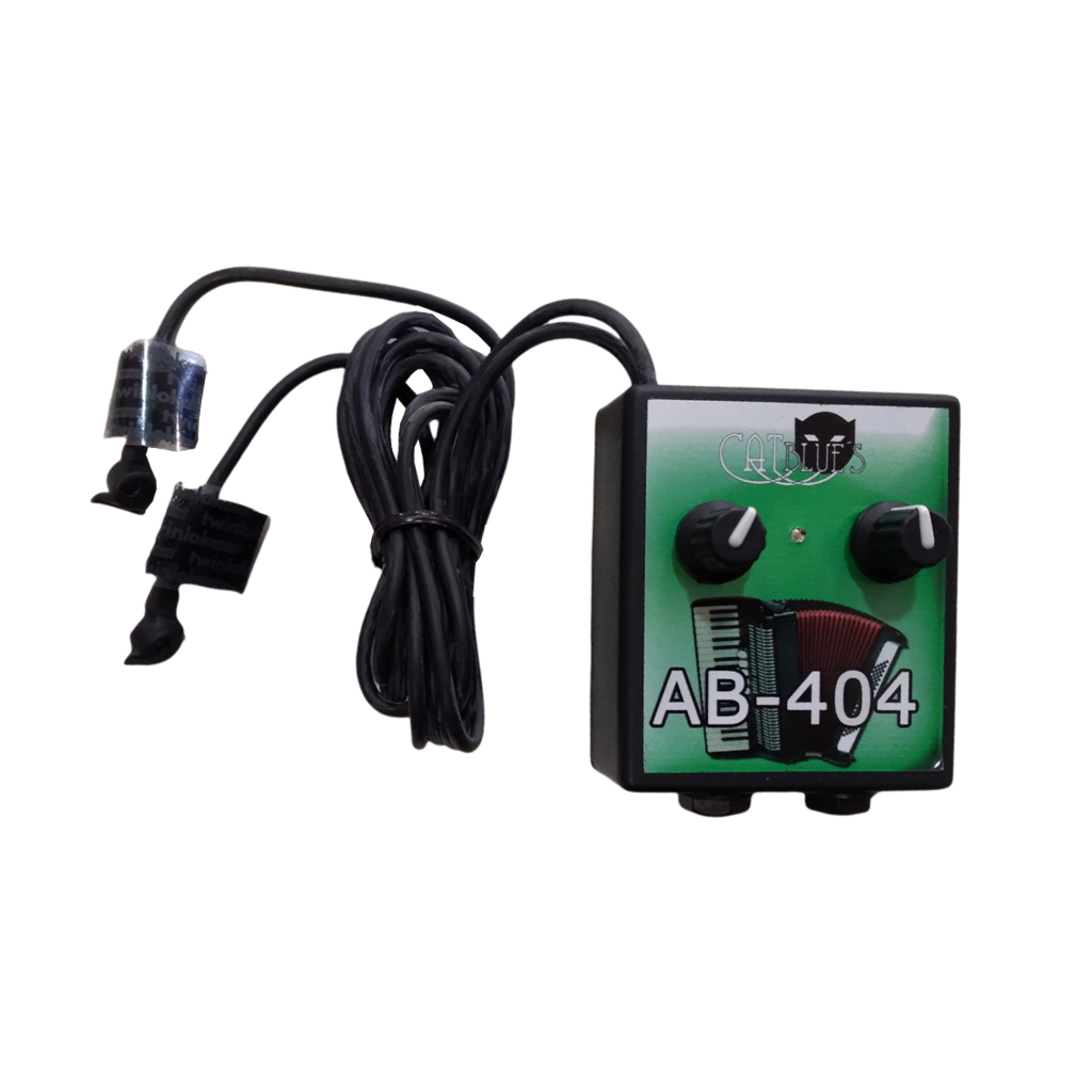Microfono AB404 Para Bandoneon o Acordeon 2 Mics C/Control Volumen Cat Blues LA FUSA
