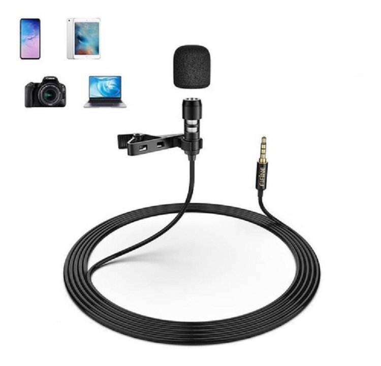 Microfono Corbatero BN140 Stereo P/Multimedia Smartphone y Camara Hugel PARQUER