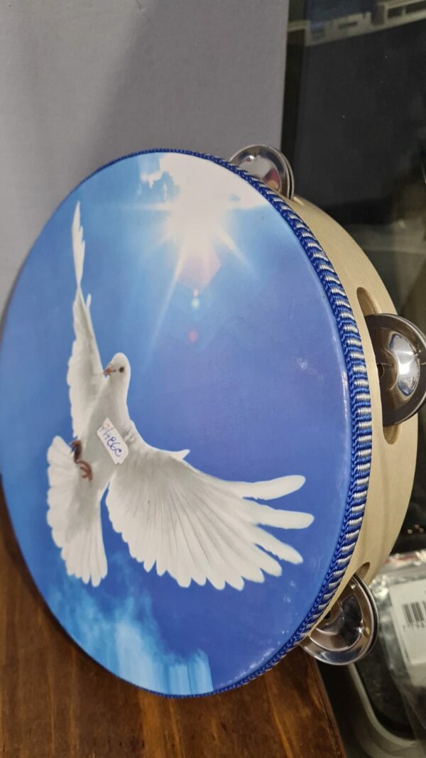 Pandereta Pandero TH86C 20 Cm. 6 Sonajas Mambo Paloma LA FUSA