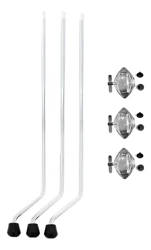 Patas PDFS1HP Para Tom De Piso 9,5mm X 3 Unidades DIXON MJ MUSIC