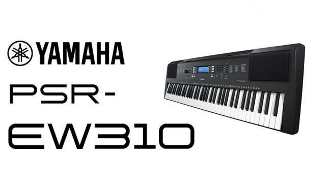  Yamaha PSR-EW310 Teclado portátil de 76 teclas con fuente de  alimentación : Instrumentos Musicales