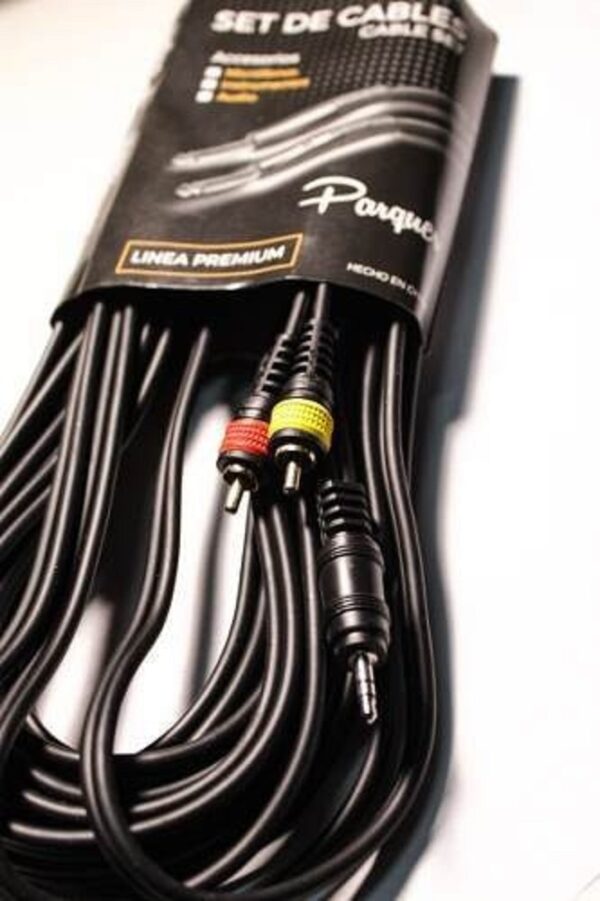 Cable CABA2106 Rca Macho A Mini Plug Stereo 6 Mtrs PARQUER