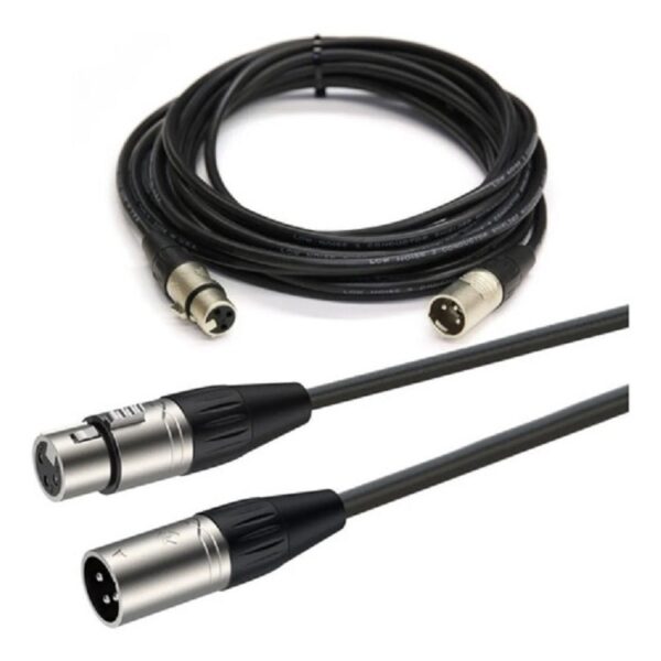 Cable CABM0101 Canon Xlr Macho-Hembra 1 Metro Ficha Metal PARQUER