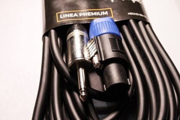 Cable CABA1106 Plug a Speakon Profesional 6 Metros PARQUER