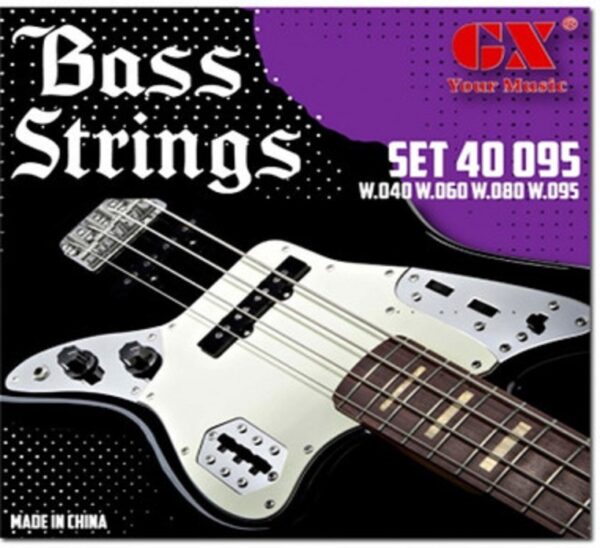 Cuerdas 4095 Para Bajo 040-95  4 Cuerdas GX HMG