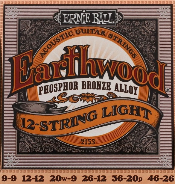 Cuerdas P/Acustica 2153 12 Cdas. 09-046 Earthwood Ernie Ball FAMA