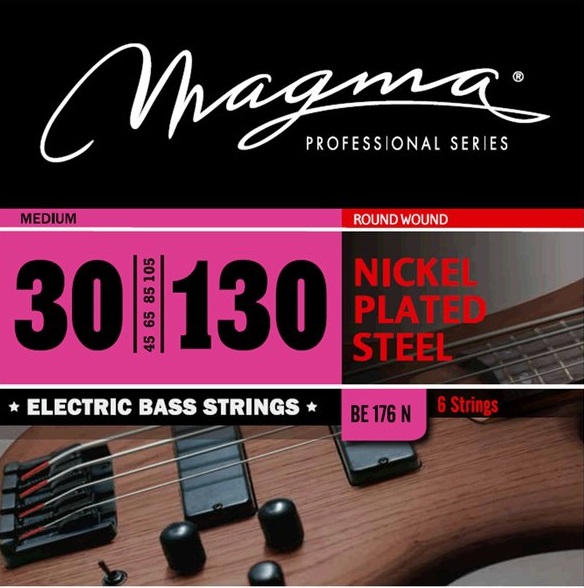 Magma Para Bajo BE176N 6 Cuerdas .030-130 Nickel Plated Steel MAGMA