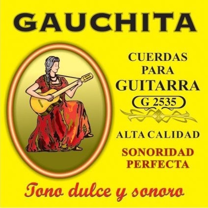 Cuerdas 2535 Guitarra Clasica Criolla Doradas Martin Blust Gauchita ARVILLA
