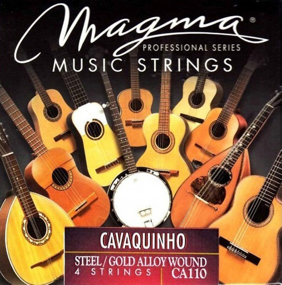 Cuerdas Para Cavaquinho CA110 Steel Doradas MAGMA