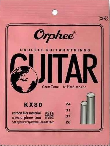 Cuerdas KX80 Nylon Para Ukelele Orphee KAIRON
