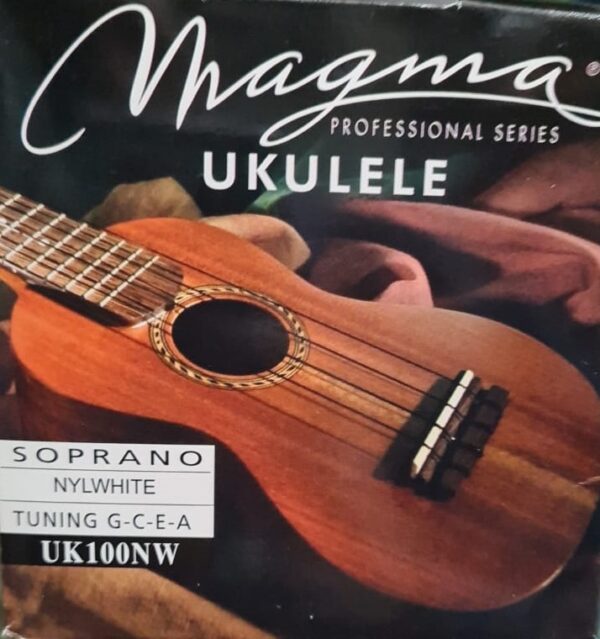 Cuerdas Ukelele Uk100NW Soprano Nylwhite Hawaiian MAGMA