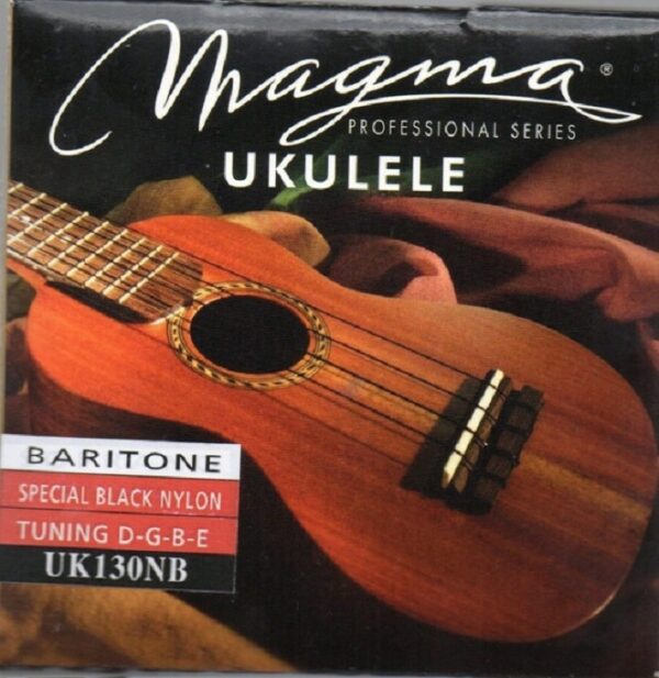 Cuerdas Ukelele Uk130NB Baritono Black Nylon MAGMA