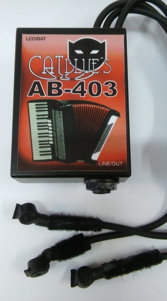 Microfono AB403 Para Acordeon Bandoneon 3 Mics Cat Blues LA FUSA