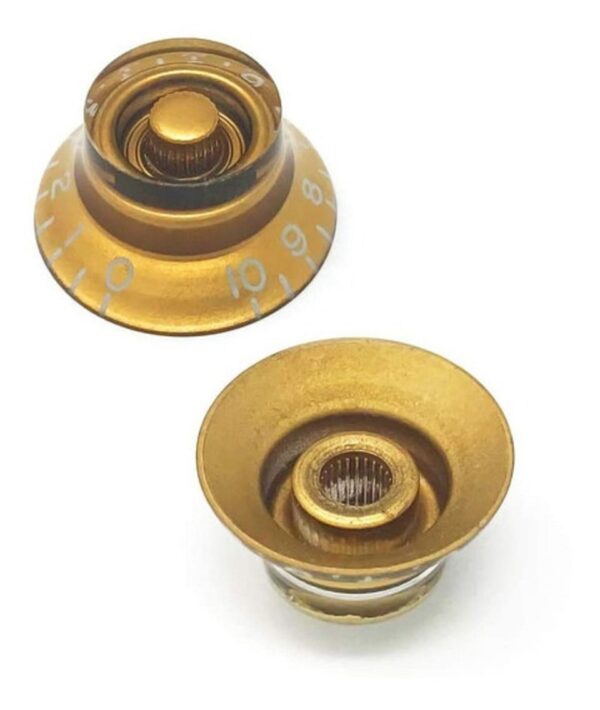 Perilla Acrilico PNP2 Con Numeros Les Paul Dorados Sinew LA FUSA