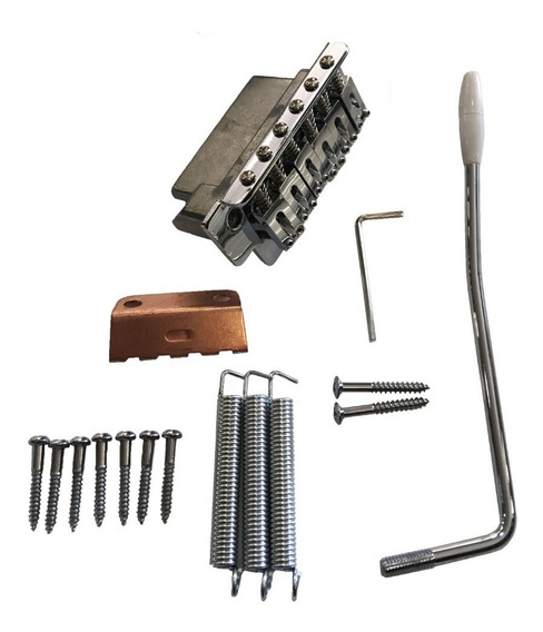 Puente Tremolo BG1001B Completo Cromado Sinew ALEYMAR