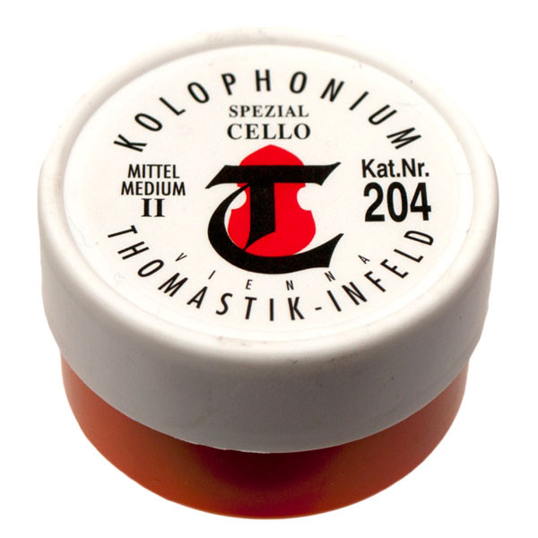 Resina Para Cello 204 En Pote Dosificador Con Paño Thomastik Dominant MJ MUSIC