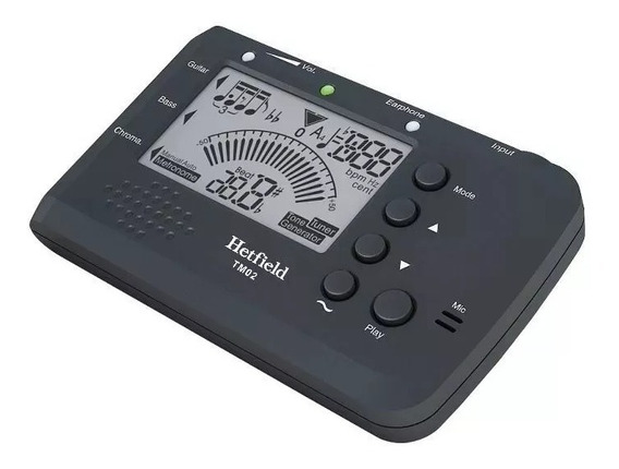 Afinador Metronomo TM02 Guitarra Bajo Hetfield MARTCAR IVA 21%