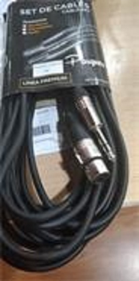 Cable CABA6106 Para Microfono De Xlr a Plug Stereo 6 Mts  PARQUER