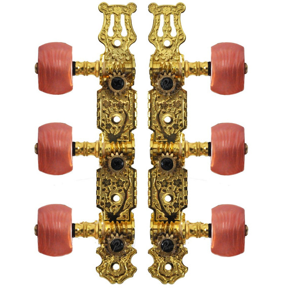 Clavijas 020B2P Guitarra Criolla 35mm Paso Internacional Perilla Roja Alice PARQUER