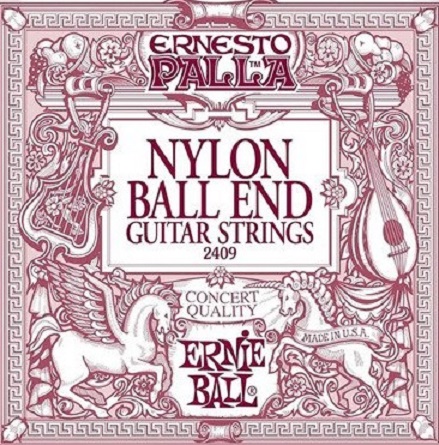 Cuerdas Clasica Criolla 2409 Palla C/Bolita Tension Media Ernie Ball FAMA