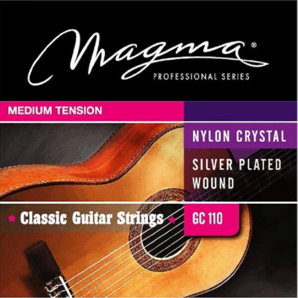 Cuerdas GC110 Clasica Criolla Tension Media Plateadas MAGMA