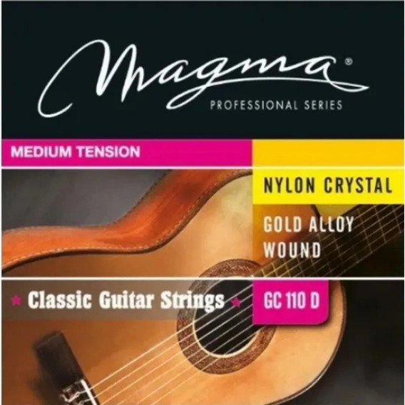 Cuerdas GC110D Clásica Criolla Dorado Tensión Media MAGMA