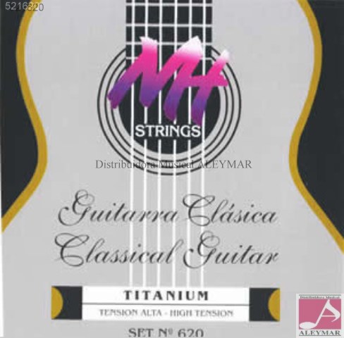 Cuerdas Clasica MH620 TITANIUM-Tensión Alta MH LA FUSA