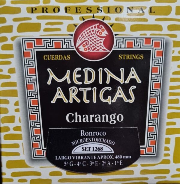 Cuerdas De Charango Ronroco 1268 Microentorchadas Medina Artigas BASE