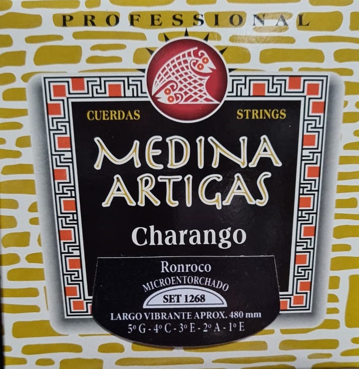 Cuerdas De Charango Ronroco 1268 Microentorchadas Medina Artigas BASE
